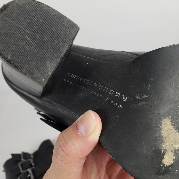 Chinese Laundry Black Booties 8.5 - Picture 7 of 8